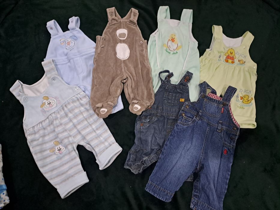 89 szt. Ubranek Wyprawka dla chłopca roz. 56 - 62