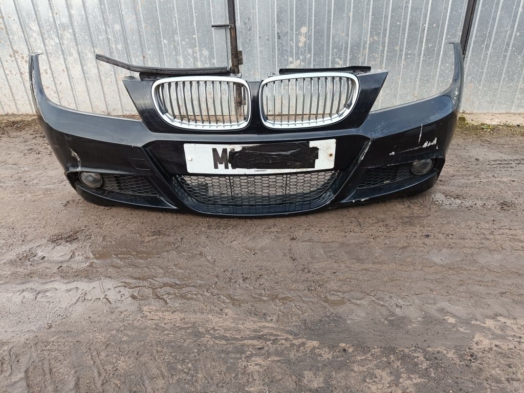 Zderzak przód BMW E90 E91 M-pakiet BLACK SHAPPIRE METALLIC Kompletny