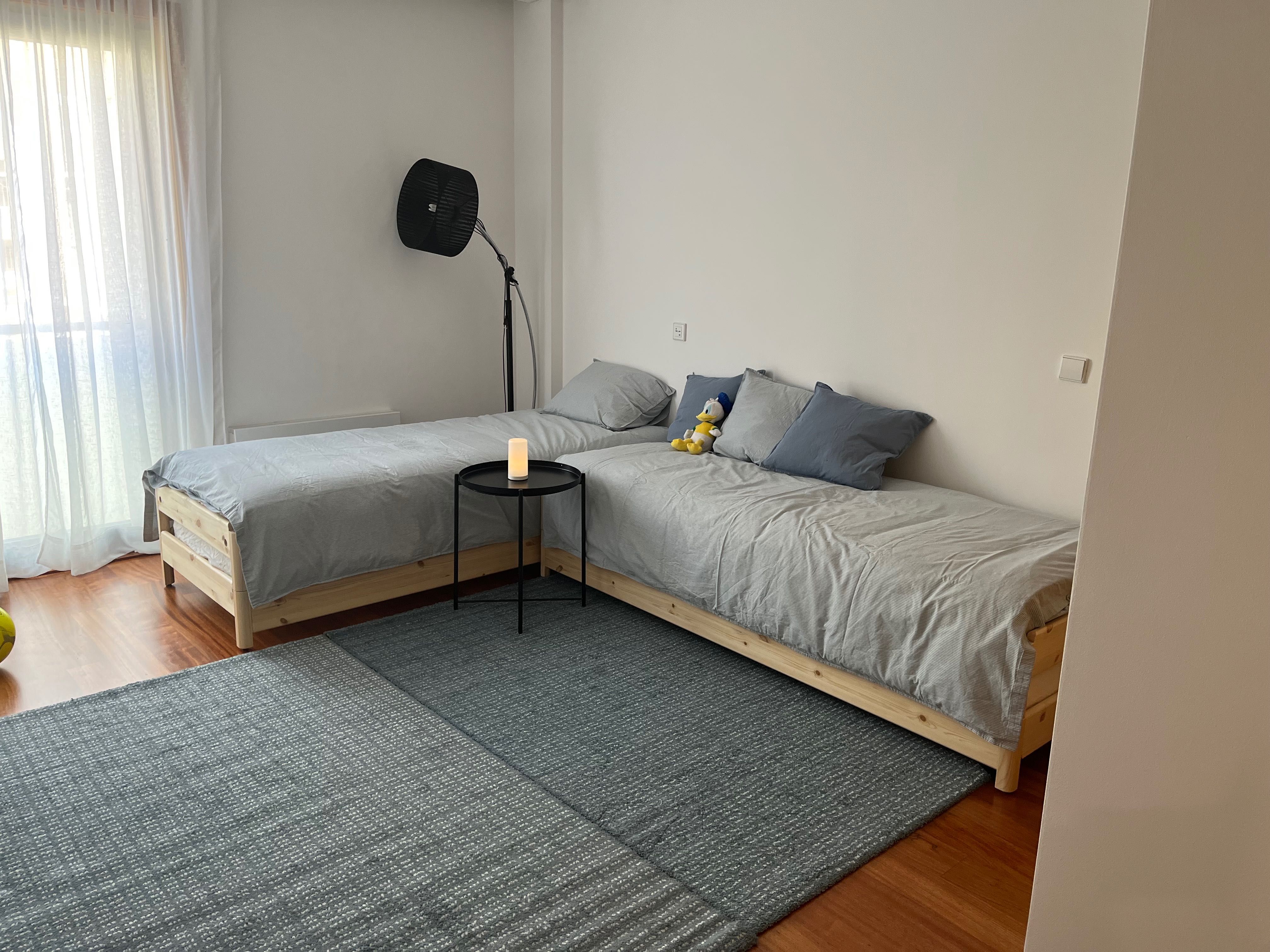 Tapete azul da Ikea
