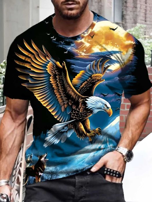 Koszulka t-shirt z nadrukiem EU-52 XL