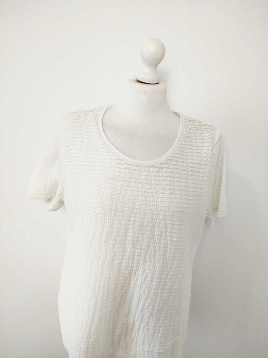 CC biała falbankowa bluzka