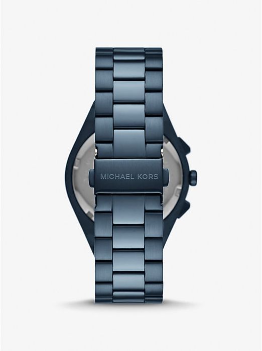 Michael Kors Übergroße Armbanduhr Lennox in Blau синій чоловічий годин