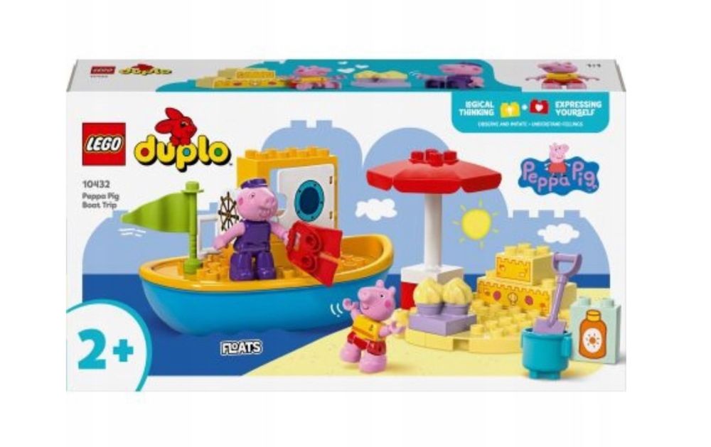 Nowe Klocki LEGO DUPLO 10432 Peppa I Rejs Łodzią - SKLEP