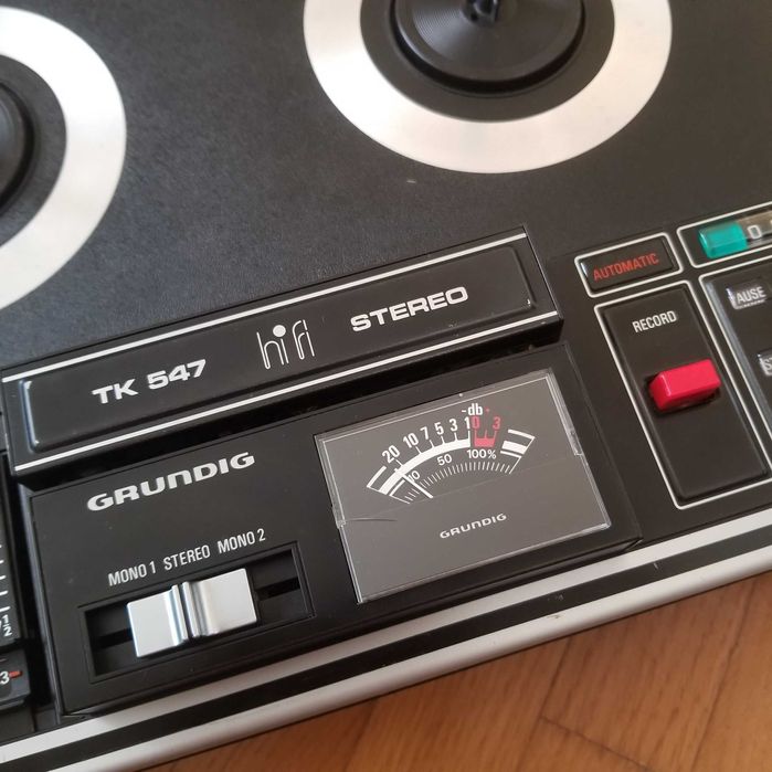 Магнитофон Grundig TK547 Hi-Fi бабинный катушечный