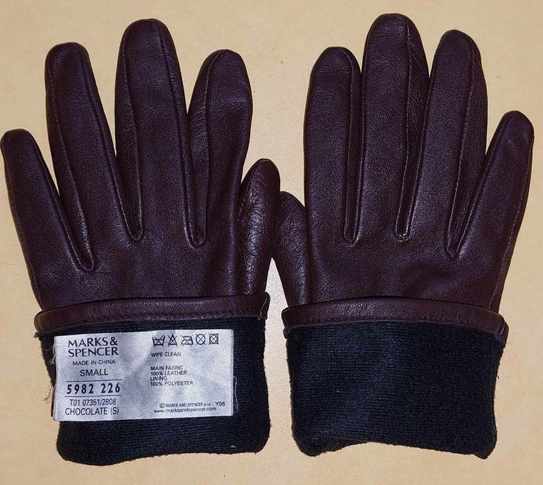 Перчатки кожаные