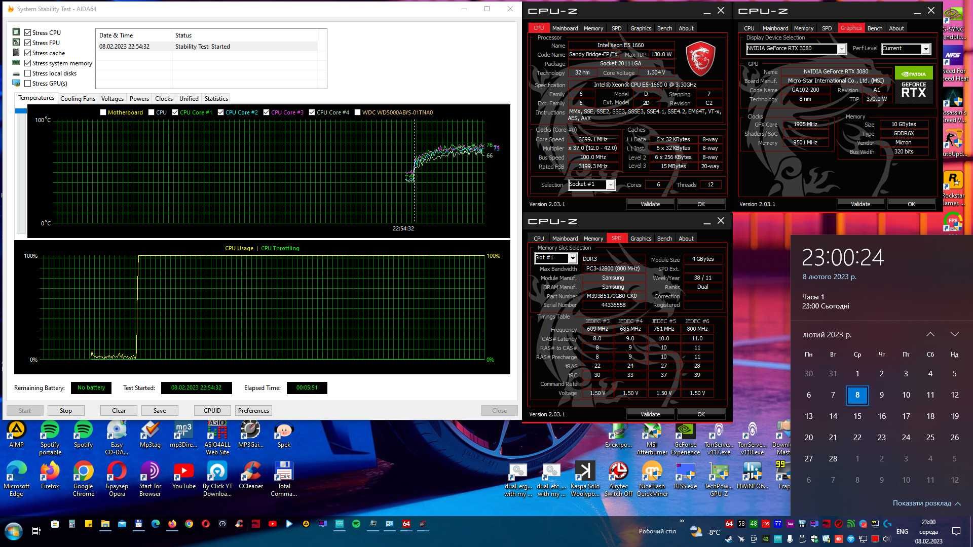 Huanan x79 s2011+Xeon e5-1660(6ядер/12пот) 4,1Ghz Oc+16Gb як Ryzen5