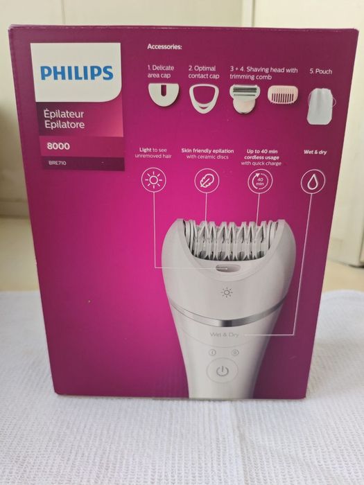 Епілятор PHILIPS BRE710/00 серії 8000