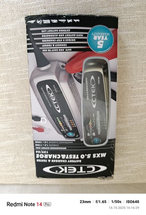 Ładowarka prostownik CTEK MXS 5.0 12V 5A – automatyczna, do akumulator