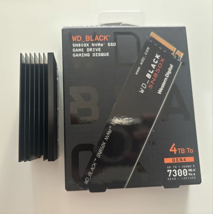 WD Black SN850X 4TB M.2 PCIe Gen4 NVMe GW 54M SSD