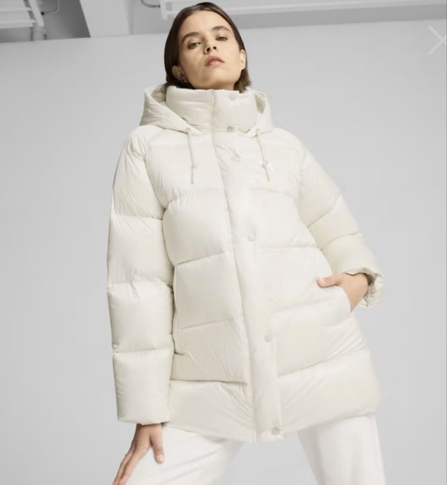 Пуховик куртка пуховая оверсайз puma