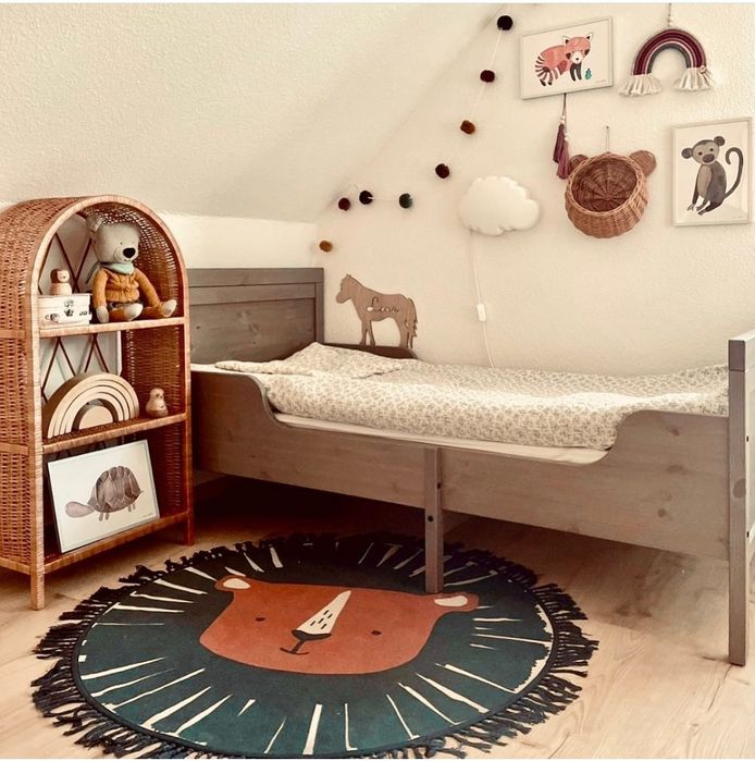 Wiklinowa Etazerka bez drzwiczek łuk handmade regał, szafka, półka