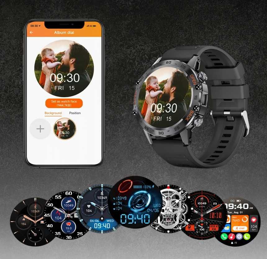 SUUPER OKAZJA !! SmartWatch dla Mężczyzny ( Ostatnie Sztuki )