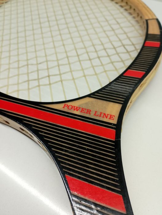 Raquete Dunlop Power Line Madeira Vintage