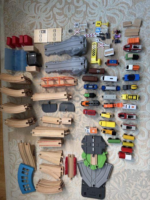 Деревяна залізна дорога Brio, Ikea, Playtime