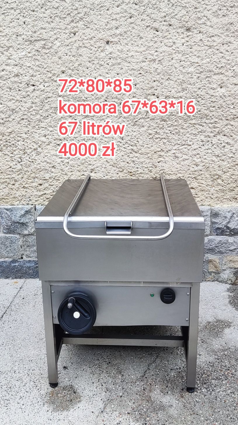 Patelnia gastronomiczna, patelnia gazowa, patelnia elektryczna