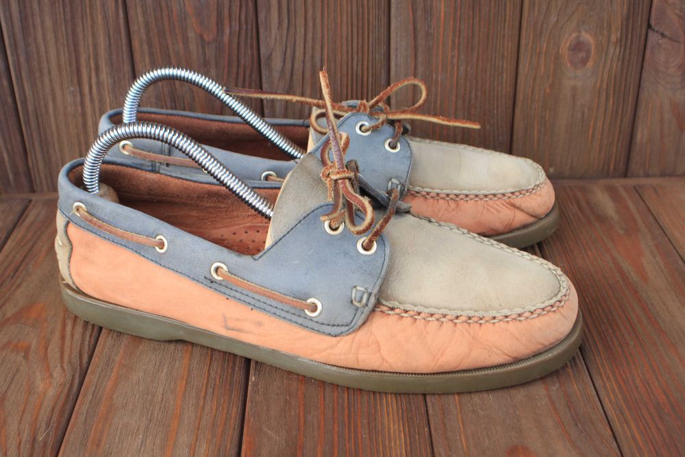 Топсайдеры Clarks кожа Англия 42р туфли мокасины топсайдери