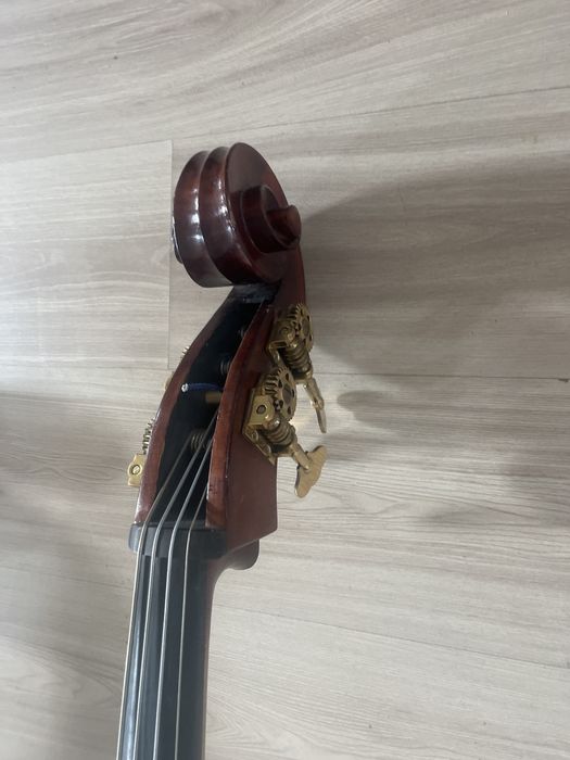 Kontrabas 1/4 plyta wirzchnia lite drewno