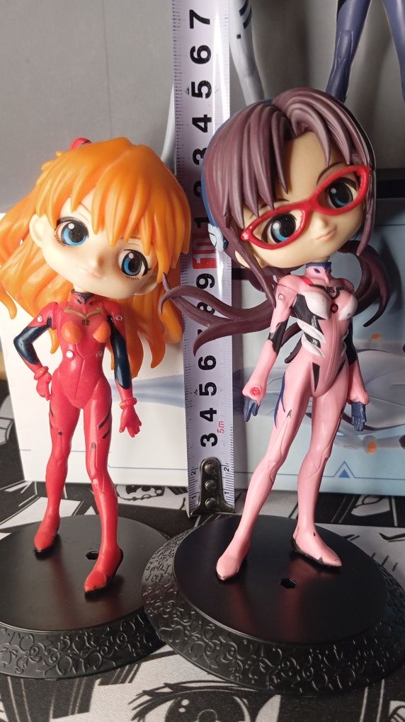 Evangelion anime figure Asuka Rei Евангелион аніме фігурки.