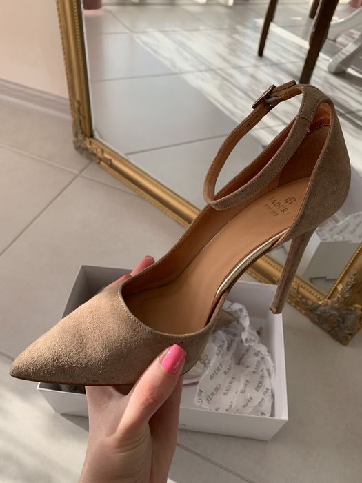 Туфлі zara замшеві