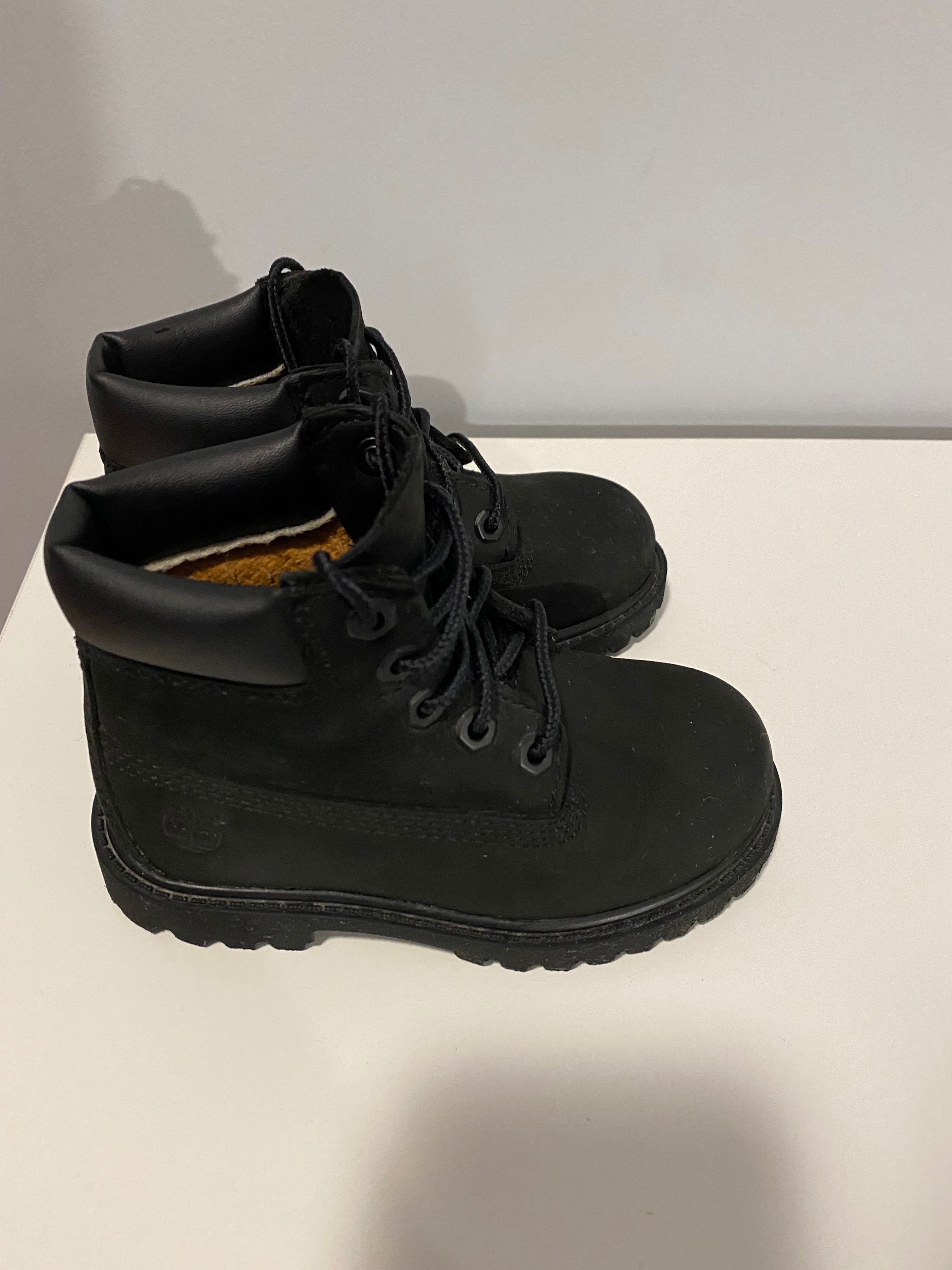 Buty trzewiki Timberland r.25 czarne jak nowe