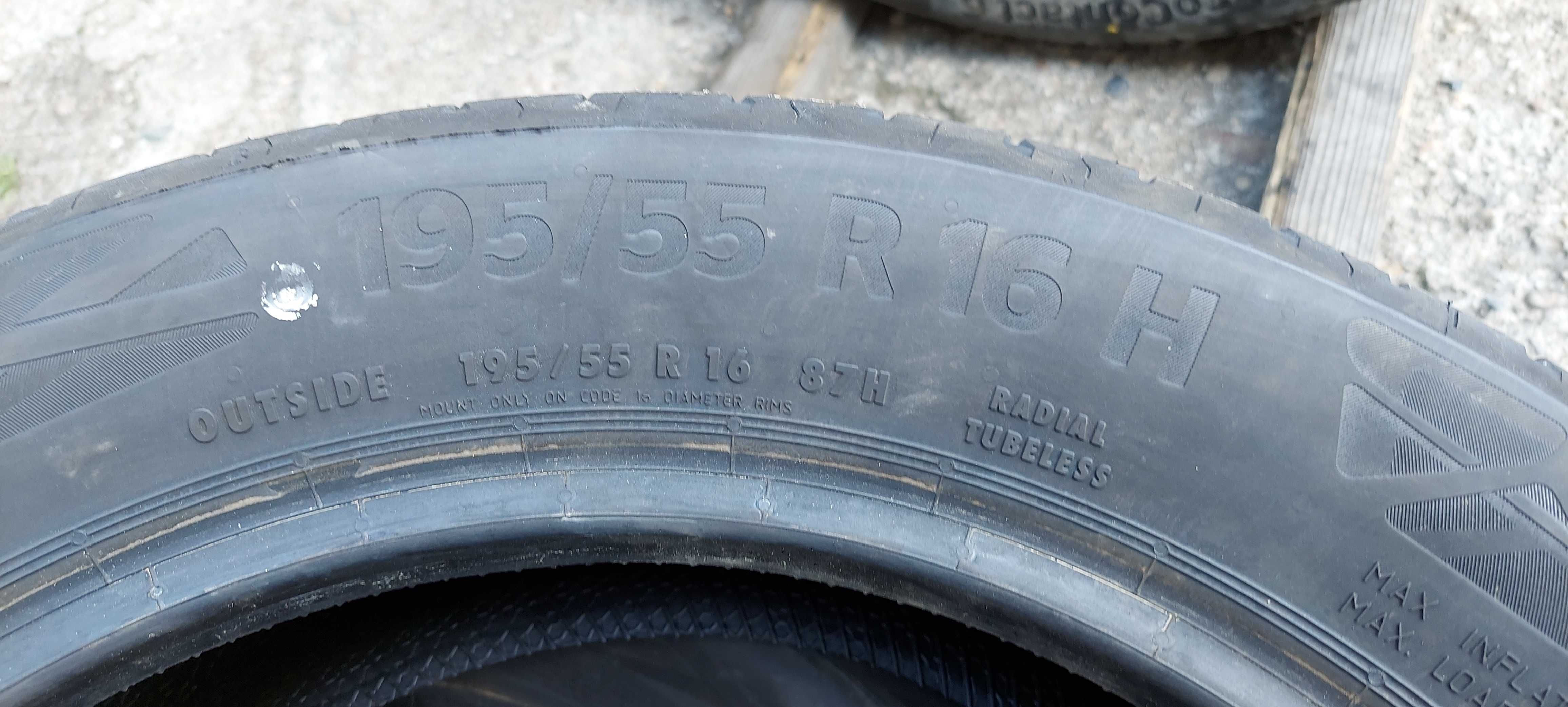 NOWE Opony 4x 195/55r16 87H Continental EcoContact 6 2023r MONTAZ