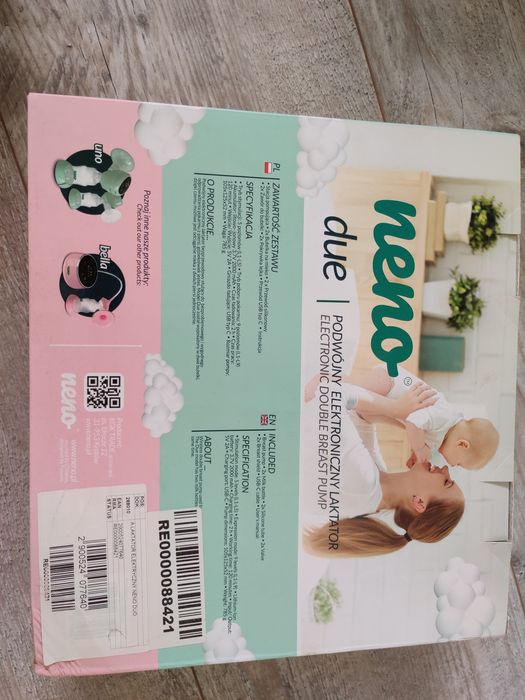 Nano Due podwójny elektroniczny dwufazowy bezprzewodowy laktator