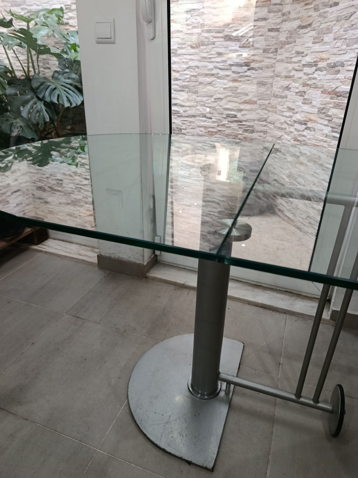 Mesa de vidro - Bom estado