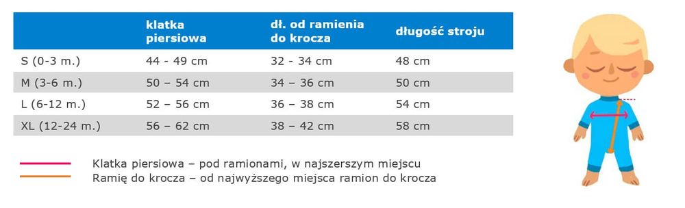 Dziecięcy strój pływacki (12-24m.)/ kombinezon Warm-in-One - Ark