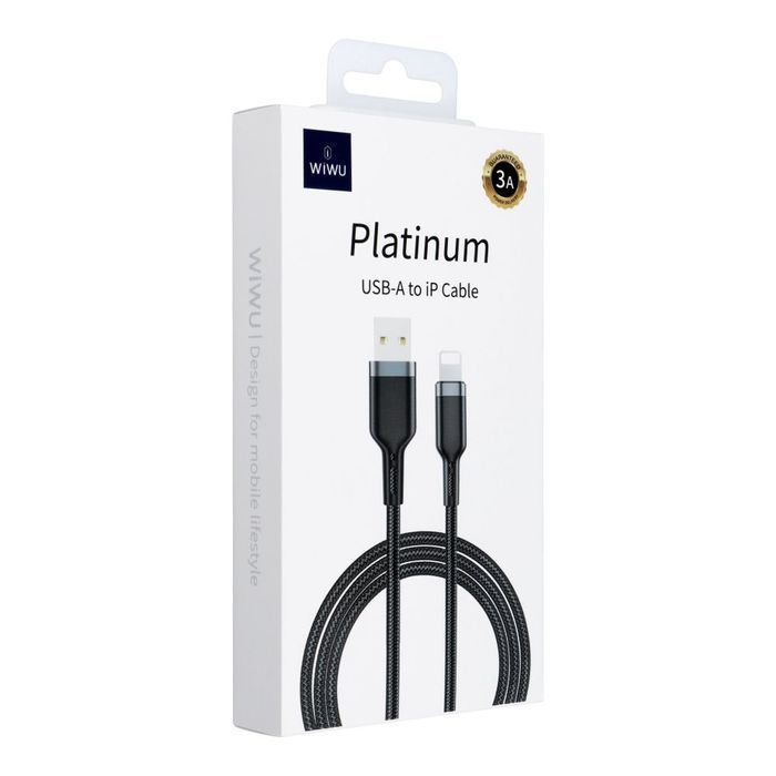 WiWU - Kabel USB serii Platinum Wi-C019 USB A do Lightning 3A 1,2m -