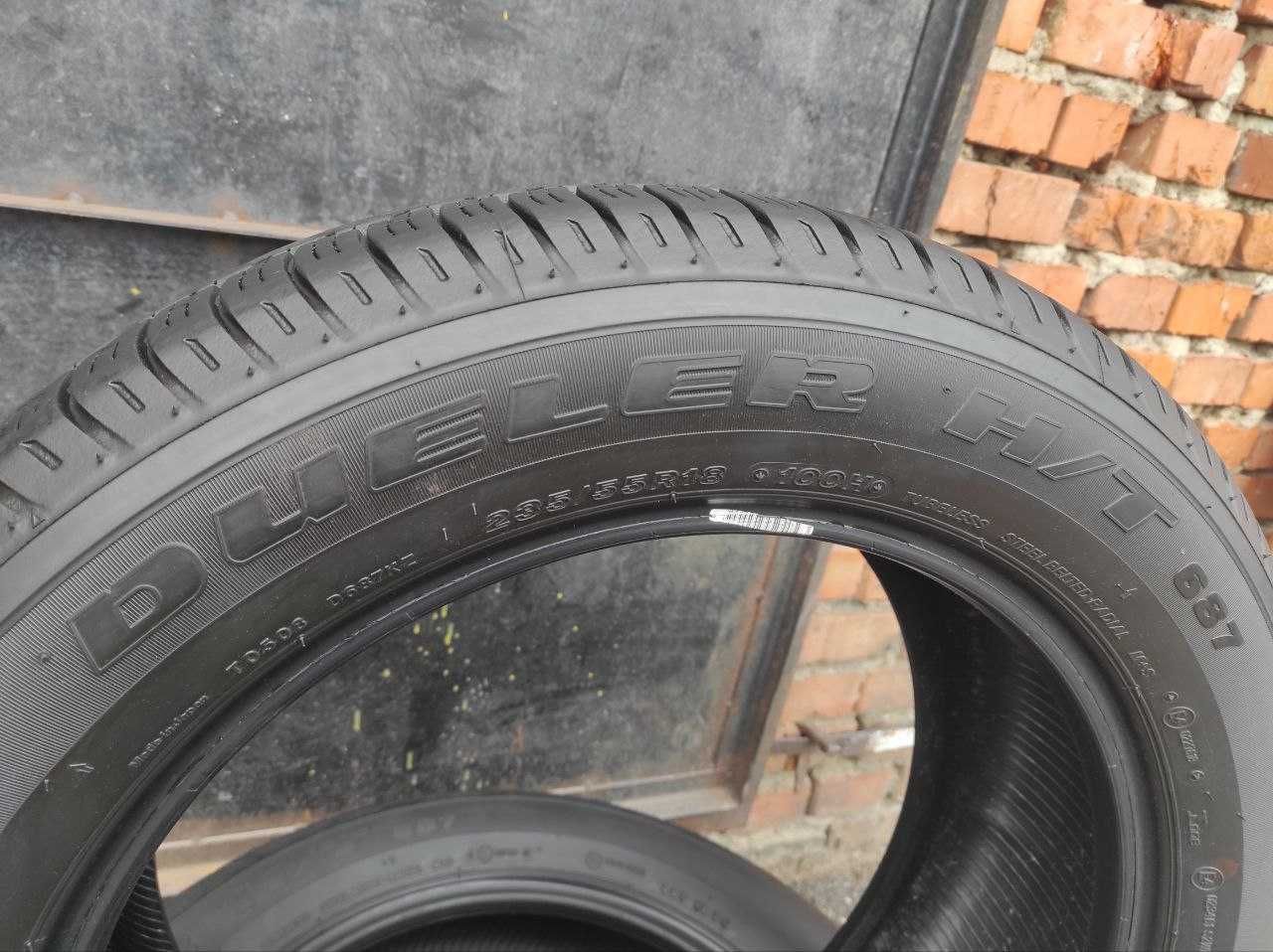 Bridgestone Dueler H/T 687 235/55r18 4шт, 6,5-6,8мм, M+S из Германии