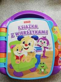 Książka z wierszykami  Fisher Price