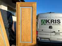 Drzwi drewniane jesion OD RĘKI z ościeżnicą regulowaną NIETYPOWE