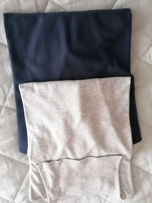 2 Camisolas  com gola, Tam. 12 anos