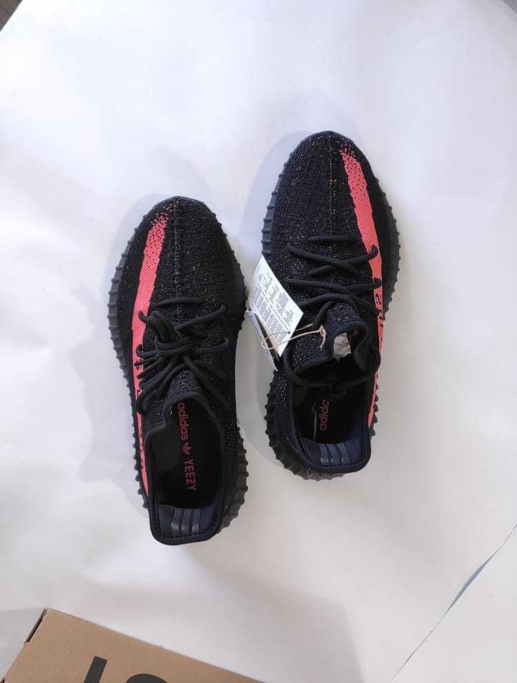 Yeezy Boost 350 V2 Red Stripe SPLY-350 Core Black / Red 42 2/3 BY9612