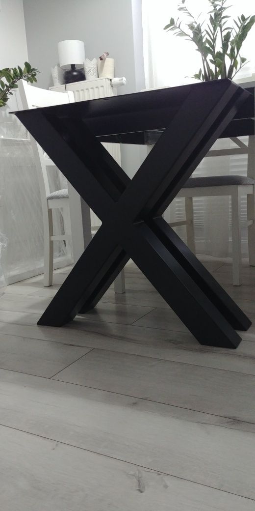 Noga do stołu X stelaż pod blat do stołu