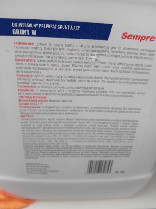 Okazja, sprzedam grunt sempre 10 litrów