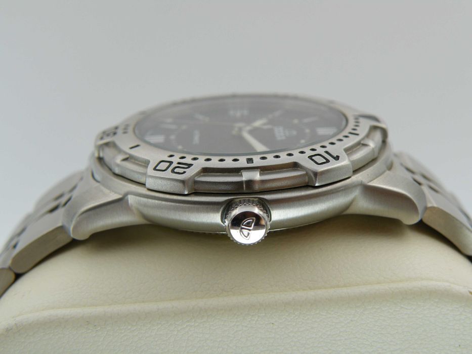 Doxa Automatic Czarna NOS z Lat 90-siątych Komplet