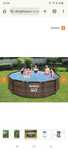Basen bestway rattan 366x100 drabinka