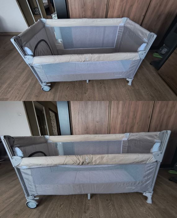 Łóżeczko turystyczne dwupoziomowe i gratis