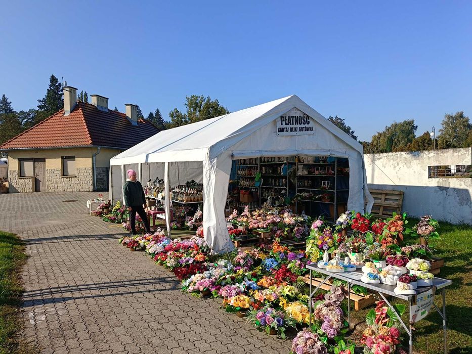 Namiot ogrodowy magazynowy 4 x 8 m Drzwi i Brama Używany Opole