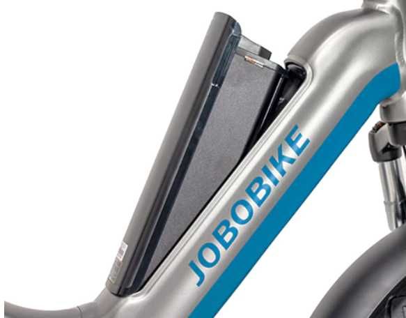 Rower elektryczny Romer, Jobobike - składa, grube opony, funkcjonalny