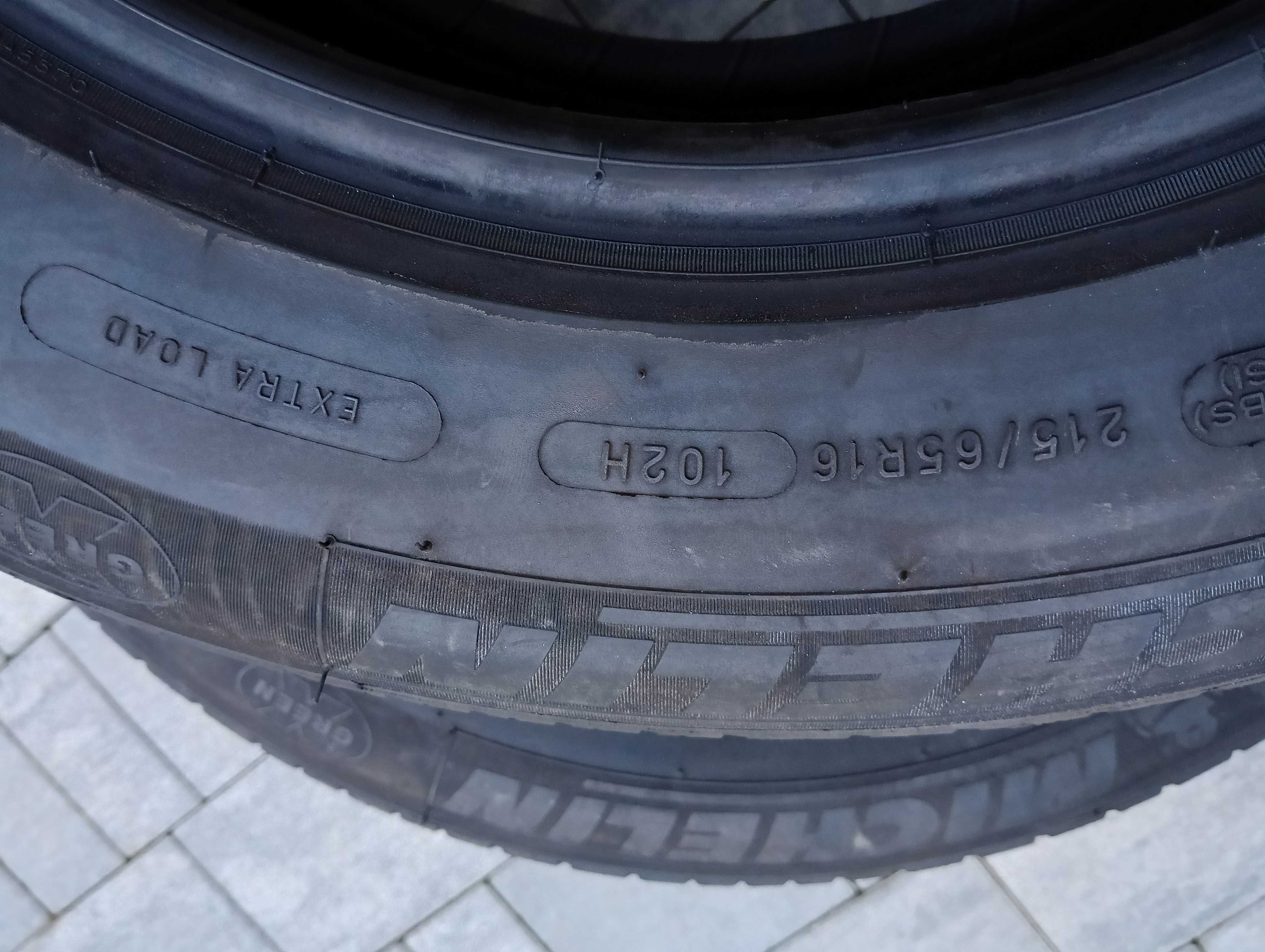 215/65r16  MICHELIN   PRIMACY ,    DEMO  ,    J.NOWE ,