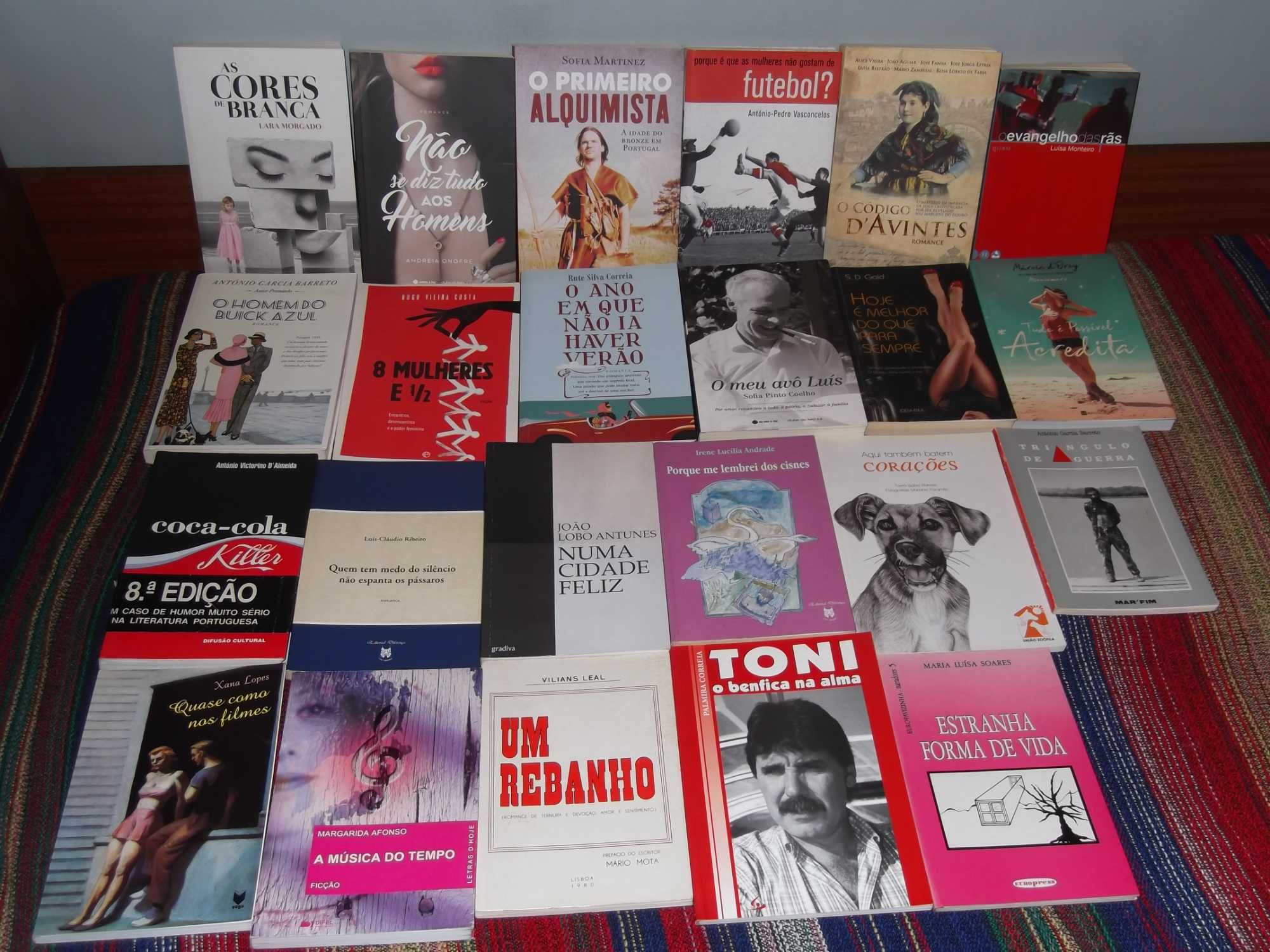 Lote de livros de autores portugueses