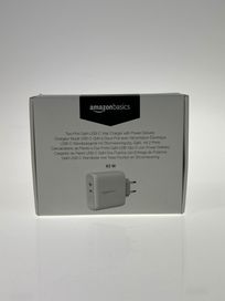 Amazon Basics –Ładowarka ścienna USB C z 2 portami