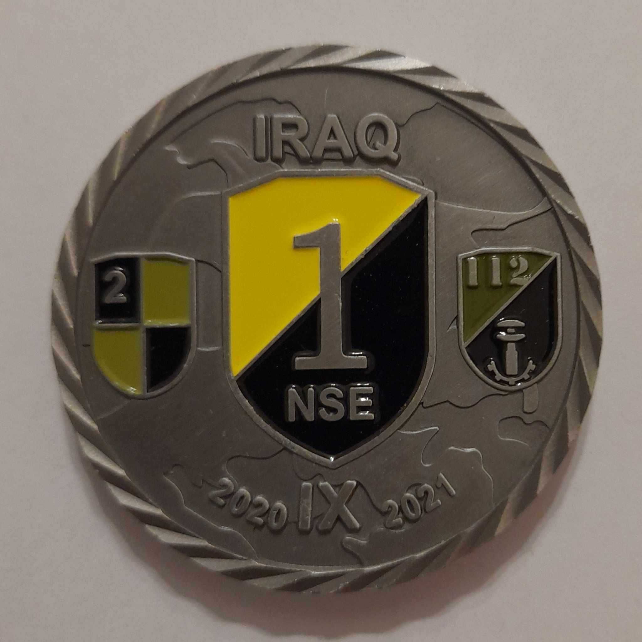 coin - kontyngent IRAK  IX zmiana - 1 NSE - medal