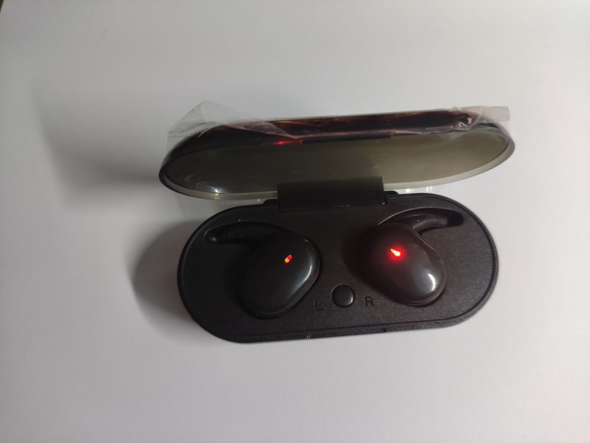 Słuchawki bluetooth, bezprzewodowe z zaczepami, do biegania.USZKODZONE