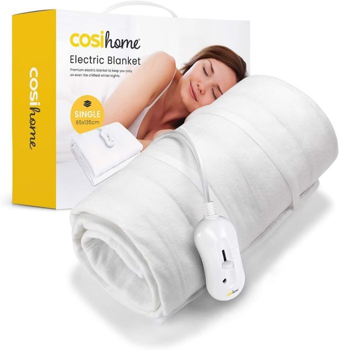 koc elektryczny 150x 80cm biały cosi home eb-s2-eu