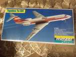 Unikat Vintage kolekcjonerski  model samolotu Tupolev Tu-134