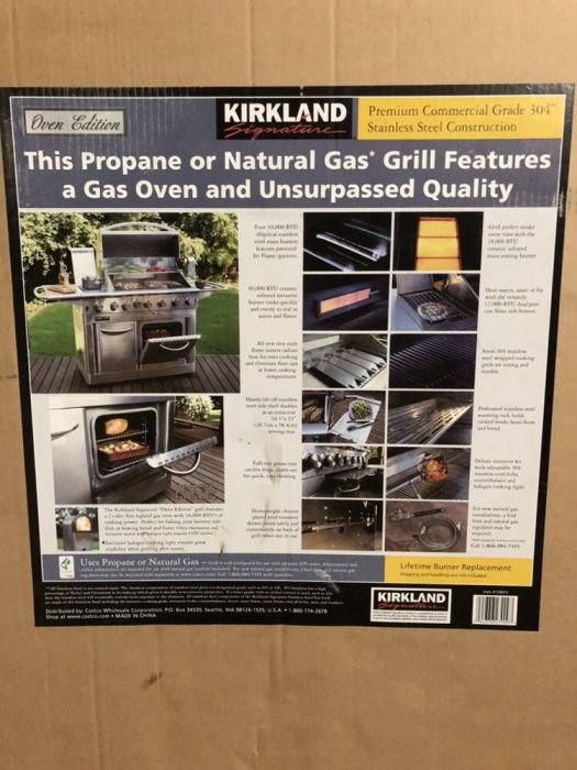 Grill gazowy Kirkland profesjonalny stal nierdzewna