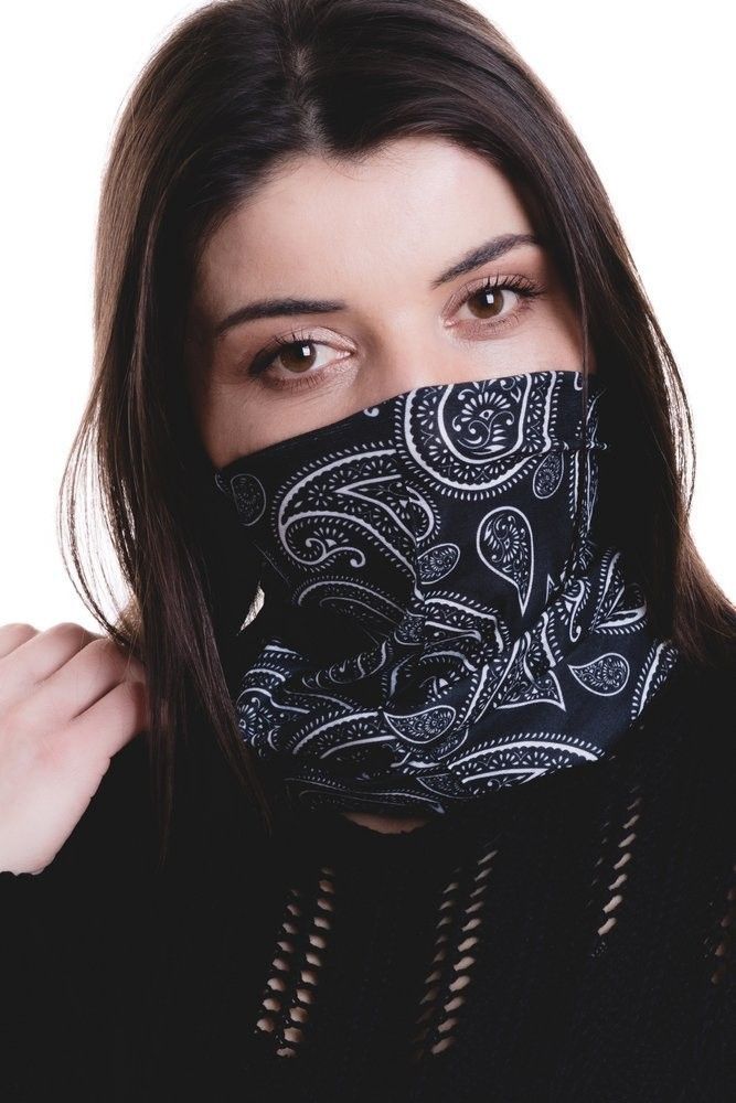 komin, chusta z tkaniny ze wzorem full print -rovicky